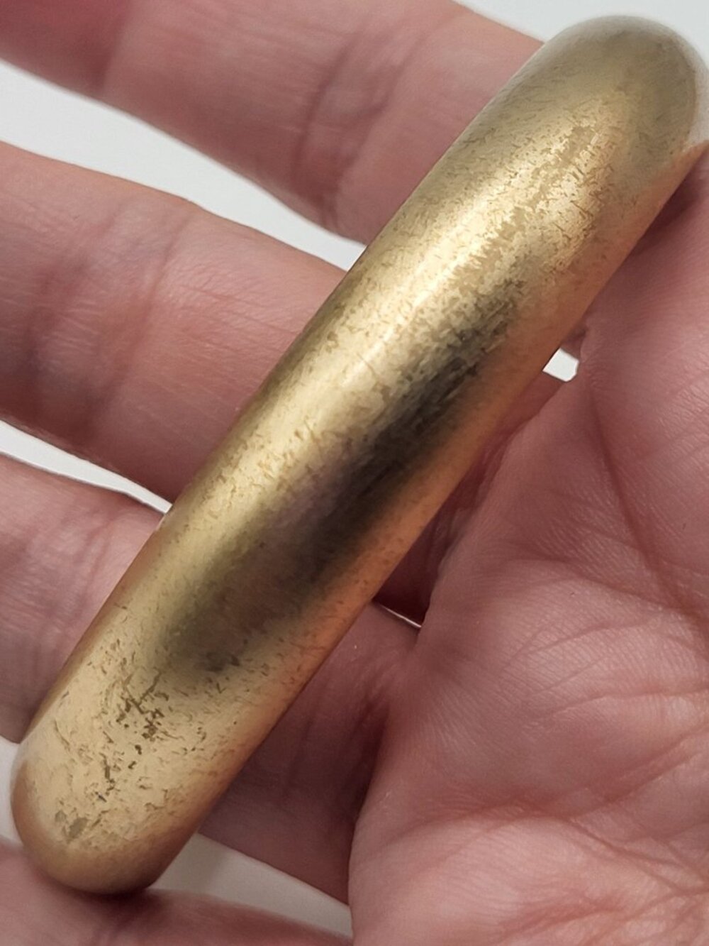 Vintage Roberta Chiarella Gold Tone Bangle Bracelet Minimalist *Read - Picture 5 of 9